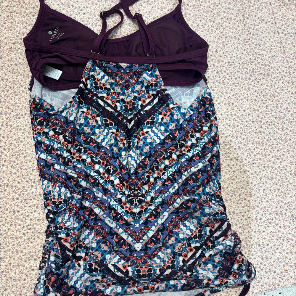 Athleta Multicolor Patterned Pajama Set - image 4